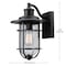 Globe Electric Globe Electric Vintage 1-Light Natural Black Turner Wall Sconce 44308 - alternate 4
